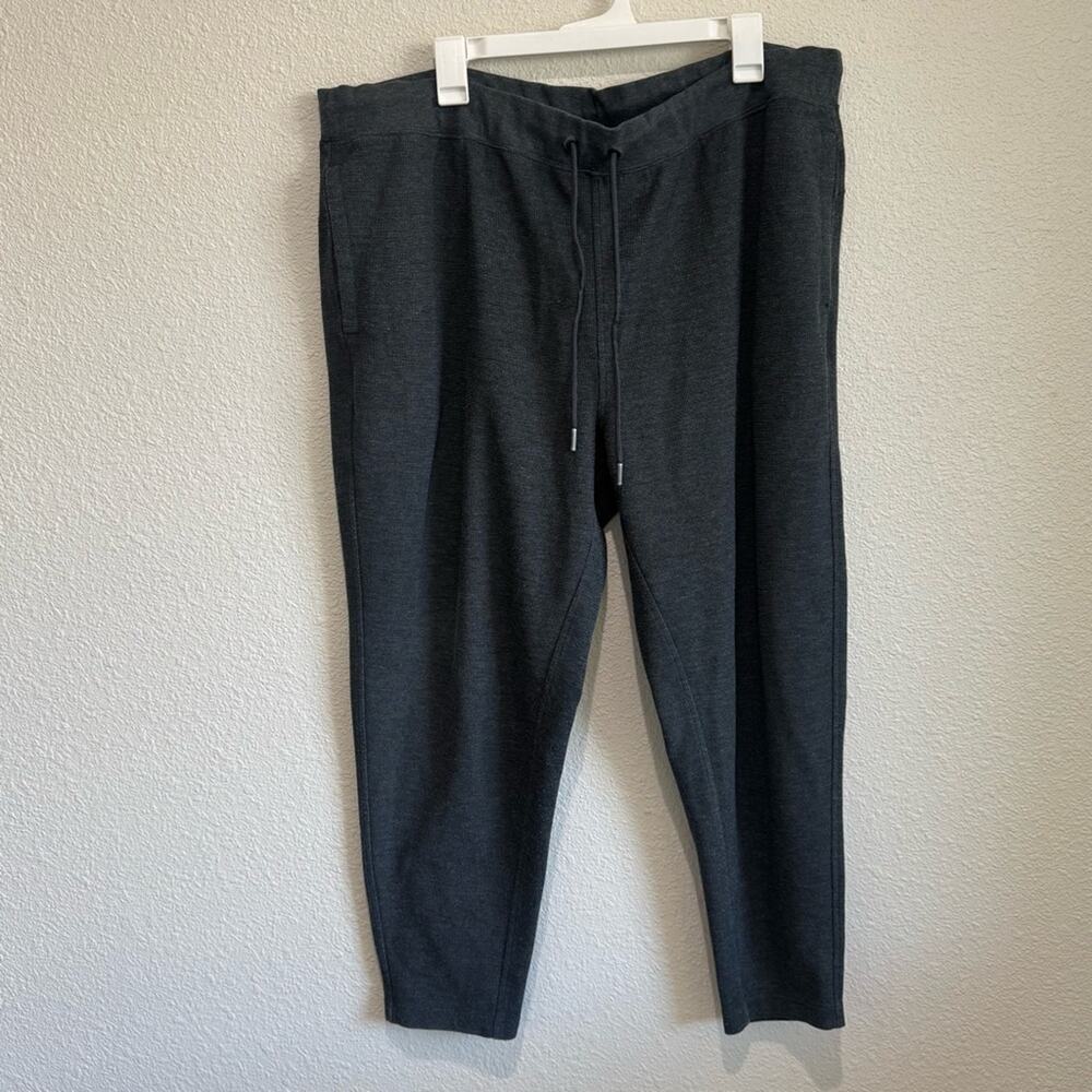 VRST Mens Loungewear Waffle Knit XXL Pants Joggers Casual Relaxed fit Grey